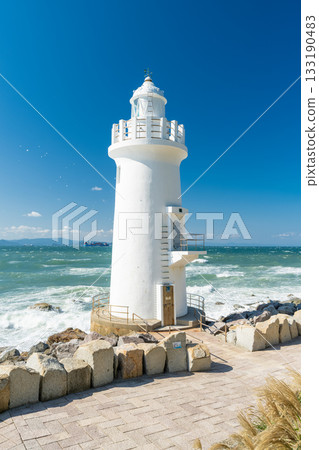 Aichi Prefecture: Irago Cape Lighthouse, tip of the Atsumi Peninsula Aichi Prefecture: Irago Cape Lighthouse, tip of the Atsumi Peninsula 133190483