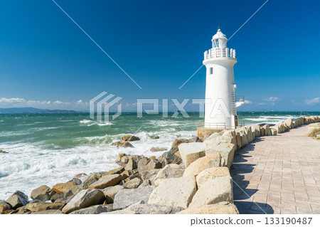 Aichi Prefecture: Irago Cape Lighthouse, tip of the Atsumi Peninsula Aichi Prefecture: Irago Cape Lighthouse, tip of the Atsumi Peninsula 133190487