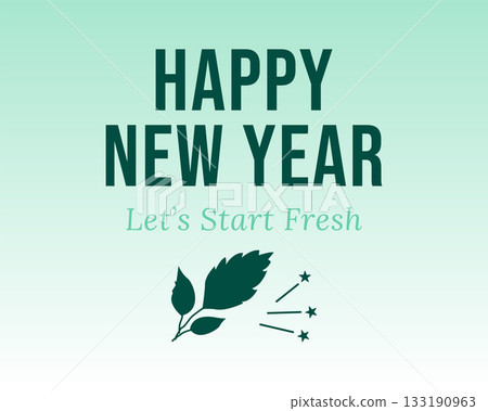 happy new year fresh beginning celebration happy new year fresh beginning celebration 133190963