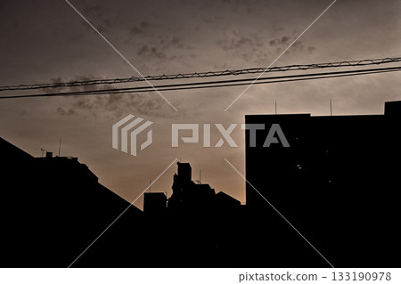 Landscape at dusk Landscape at dusk 133190978