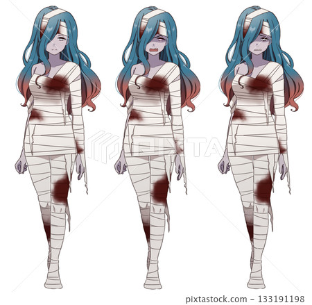 打扮成木乃伊的女子 133191198