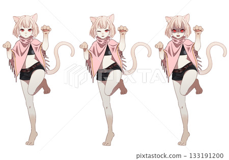 白貓怪獸女孩 133191200