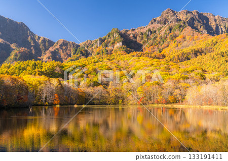 長野縣:鏡池與戶隱的秋色美景 長野縣:鏡池與戶隱的秋色美景 133191411