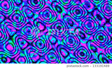 Neon Color Surreal Pattern Tile Background 133191489