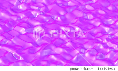 Glossy Coated Purple Bumpy Floor Background 3D Rendering 133191603