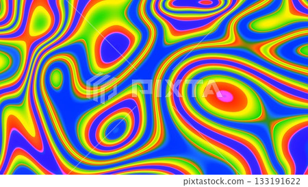Hypnotics colorful waves effect background Hypnotics colorful waves effect background 133191622