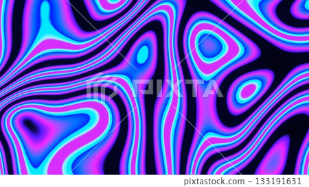 Psychedelic Neon Wave Background Psychedelic Neon Wave Background 133191631