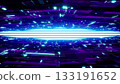 Shiny Neon Retro Cyber Space Background 3D Rendering 133191652