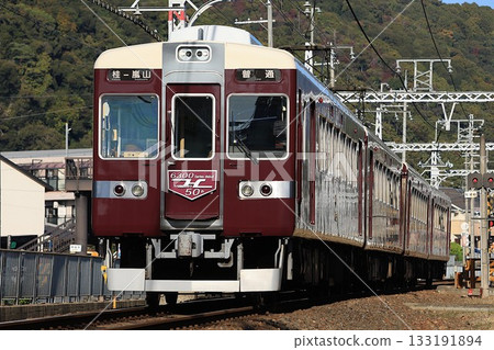 [Hankyu] 6300 Series ~50th Anniversary of the 6300 Series~ (Arashiyama Line: Matsuo Taisha Shrine to Kamikatsura) 133191894