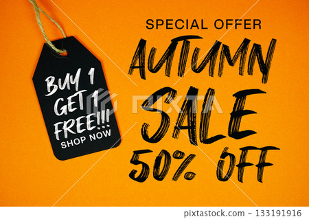 Autumn Sale Special offer with Price tag Buy 1 Get 1 Free!!! Shop Now 133191916