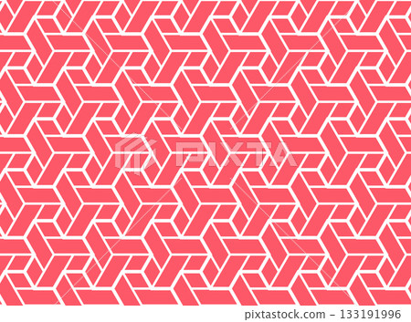 The geometric pattern with lines. Seamless vector background. White and pink texture. Graphic modern pattern. Simple lattice graphic design The geometric pattern with lines. Seamless vector background. White and pink texture. Graphic modern pattern. Simple lattice graphic design 133191996