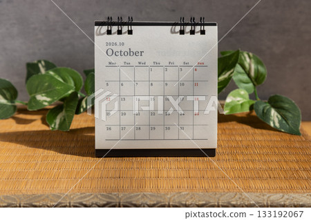 2026年10月台曆 - 高對比材質 2026年10月台曆 - 高對比材質 133192067