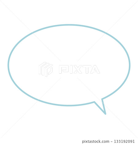 橢圓形對話框 橢圓形對話框 133192091