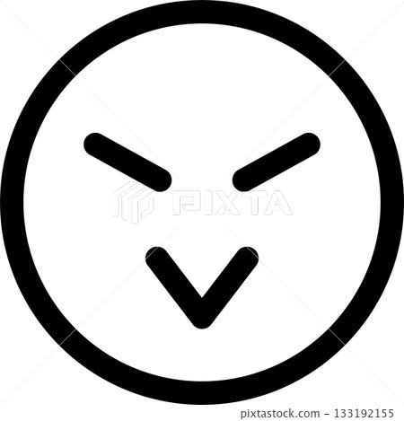 Emoji表情符號臉圖示憤怒情緒裝飾插畫設計素材集 Emoji表情符號臉圖示憤怒情緒裝飾插畫設計素材集 133192155