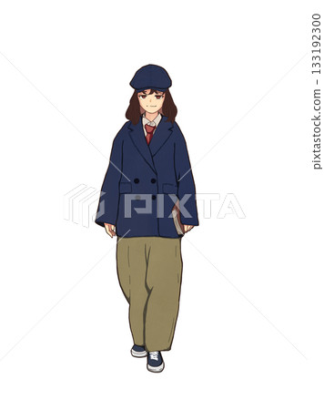 Female portrait, autumn/winter outfit Female portrait, autumn/winter outfit 133192300