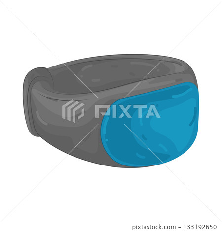Illustration of Wearable Shark Deterrent Illustration of Wearable Shark Deterrent 133192650