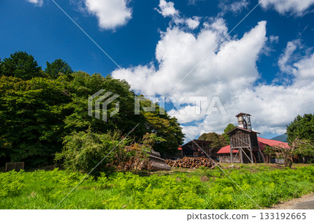 Shizukuishi countryside landscape: Vast farmland Shizukuishi countryside landscape: Vast farmland 133192665