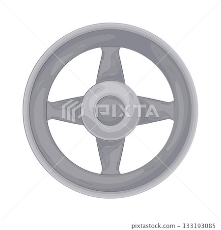 Illustration of car wheel 133193085