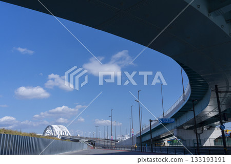 Yumeshima Yumemai Bridge East End Intersection Yumemai Bridge 133193191