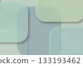 Blue and mint overlapping geometric layer background 133193462