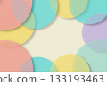 Soft abstract background with overlapping colorful pastel circles 133193463