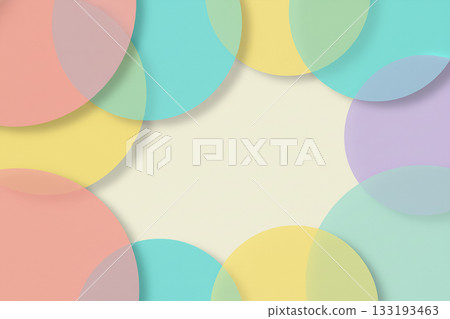 Soft abstract background with overlapping colorful pastel circles Soft abstract background with overlapping colorful pastel circles 133193463