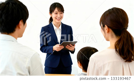 Families with children seeking advice on education funding and insurance Families with children seeking advice on education funding and insurance 133193467