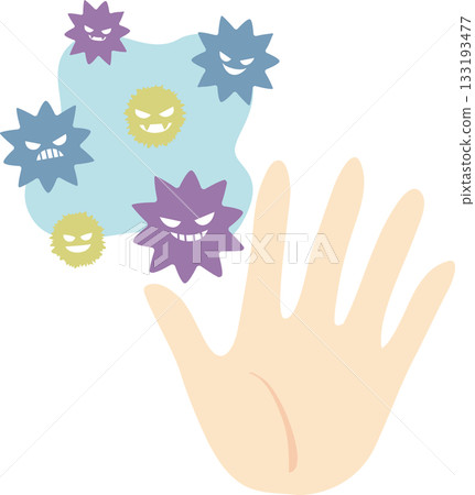 Viruses and hands Viruses and hands 133193477