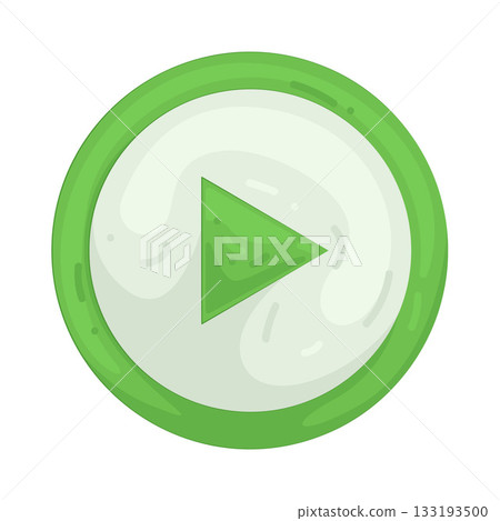Illustration of play button Illustration of play button 133193500
