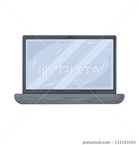 Illustration of laptop Illustration of laptop 133193503