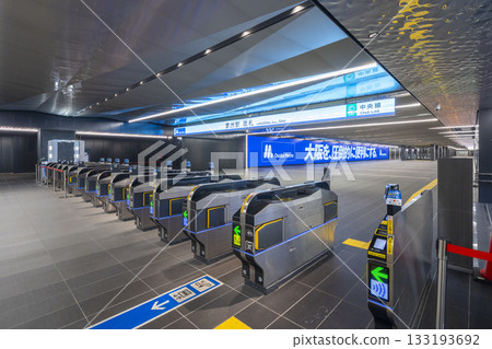 Osaka Metro Yumeshima Station ticket gate 133193692