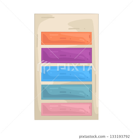 Illustration of sticky flag 133193792
