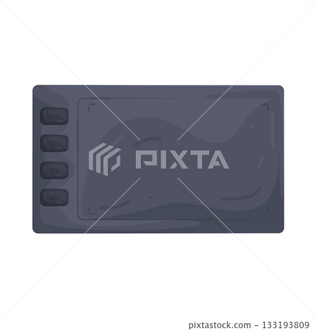 Illustration of pen tablet Illustration of pen tablet 133193809