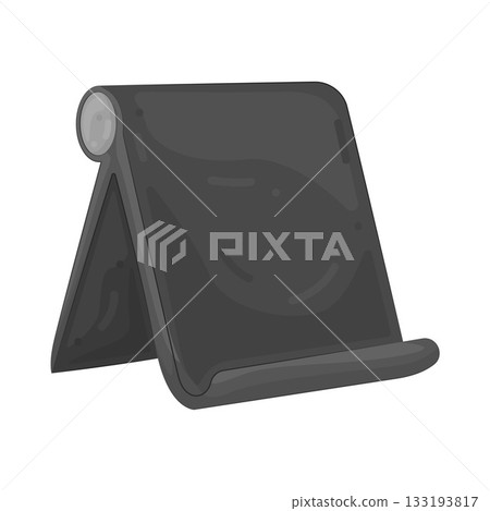 Illustration of tablet stand Illustration of tablet stand 133193817