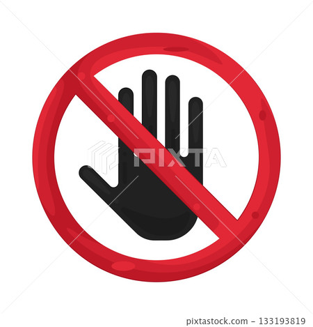 Illustration of stop sign Illustration of stop sign 133193819