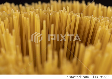 thin, long, hard yellow spaghetti made from durum flour using water , not cooked , hard spaghetti made from high-quality wheat flour thin, long, hard yellow spaghetti made from durum flour using water , not cooked , hard spaghetti made from high-quality wheat flour 133193882