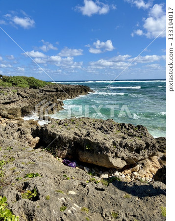 Okinawa, blue water, marine 133194017