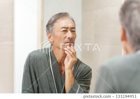 Beauty and skin care for senior men Beauty and skin care for senior men 133194951