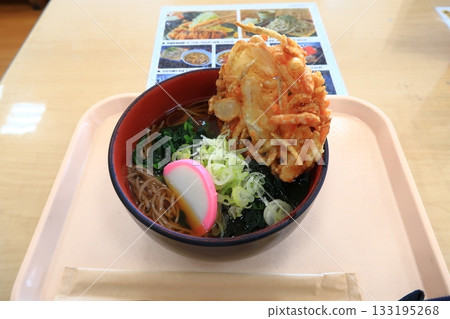 The best kakiage soba in the roadside station food corner 133195268