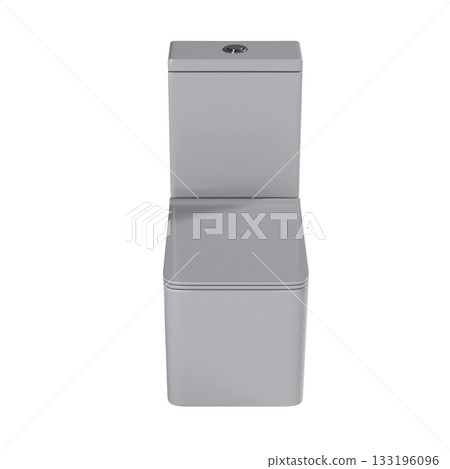 Lavatory pan isolated on a transparent background, bidet, 3D illustration, and CG render 133196096