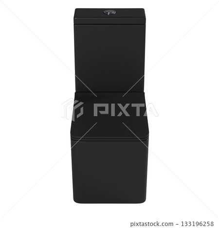 Lavatory pan isolated on a transparent background, bidet, 3D illustration, and CG render 133196258