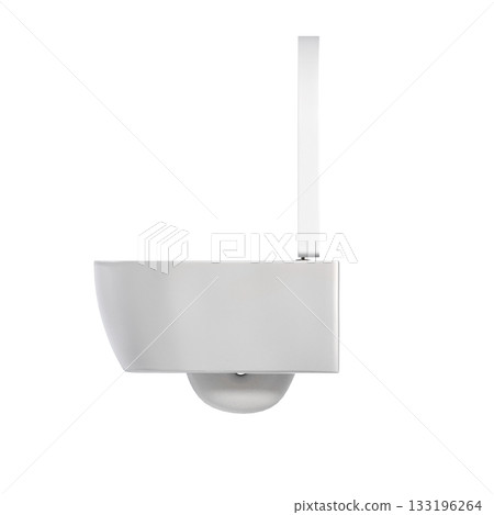 Lavatory pan isolated on a transparent background, bidet, 3D illustration, and CG render Lavatory pan isolated on a transparent background, bidet, 3D illustration, and CG render 133196264