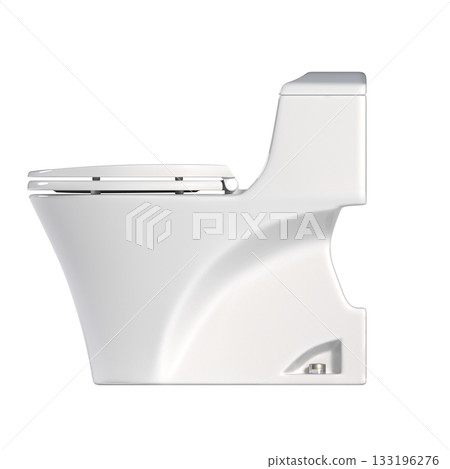 Lavatory pan isolated on a transparent background, bidet, 3D illustration, and CG render Lavatory pan isolated on a transparent background, bidet, 3D illustration, and CG render 133196276