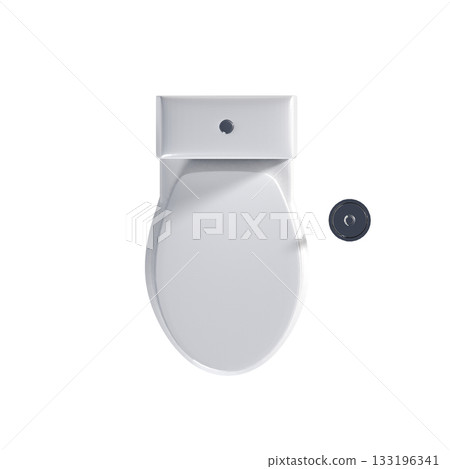 Lavatory pan isolated on a transparent background, bidet, 3D illustration, and CG render Lavatory pan isolated on a transparent background, bidet, 3D illustration, and CG render 133196341