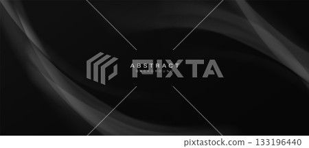 Abstract black digital dynamic wave background. Futuristic hi-technology concept. Business banners, flyers, and presentations. Vector illustration Abstract black digital dynamic wave background. Futuristic hi-technology concept. Business banners, flyers, and presentations. Vector illustration 133196440