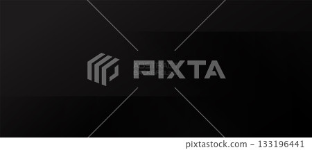 Abstract black geometric square background. Minimal simple banner 133196441