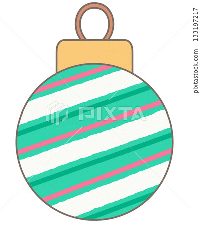Christmas colors theme Ball ornament 133197217
