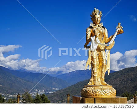 Buddha statue of Bhutan Buddha statue of Bhutan 133197520