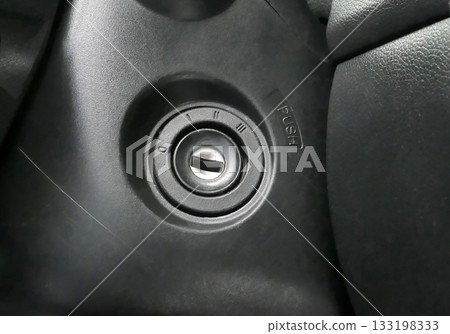 Slot for inserting the car ignition key Slot for inserting the car ignition key 133198333