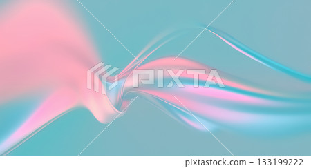 Soft pastel hues blend seamlessly, creating a fluid abstract background that evokes calmness and creativity. 133199222